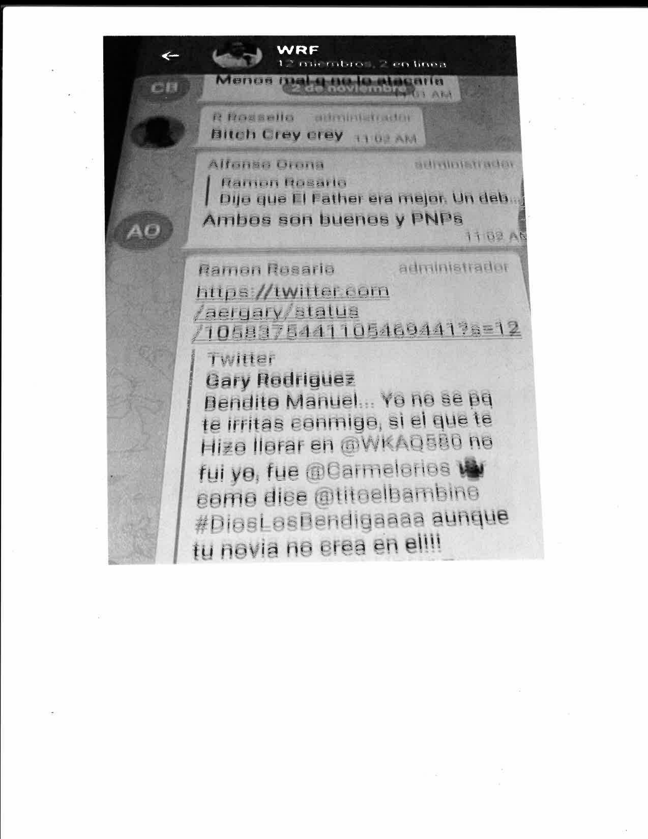 menos mal q no lo alacaria r rossella bitch crey crey alfonso orona ramon rosario dijo que el father era mejor, un deb... ambos son buenos y pnps ramon rosario https://twitter.com/aergary/status/1058375441105469441?s=12 twitter cary rodriguez bendito... yo no se pq te irritas conmige, si ai que te hizo llarar en @wkaq580 no fui yo,fue @carmelorios como dice @titoelbambine #dioslosbendigaaaa aunque tu novia no crea en ei!!!