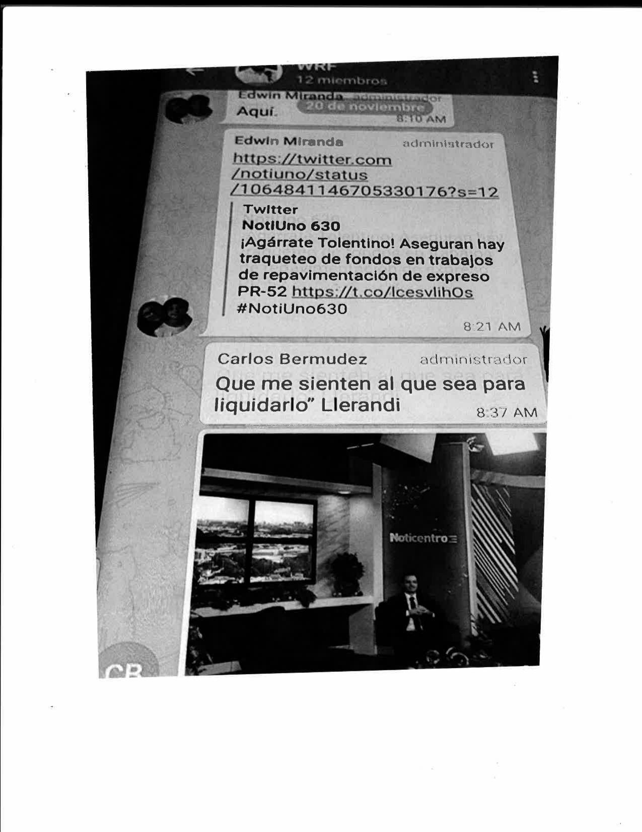 edwin miranda aqui. edwin miranda https://twitter.com/notiuno/status/1064841146705330176?s=12 carlos bermudez que me sienten al que sea para liquidarlo" llerandi